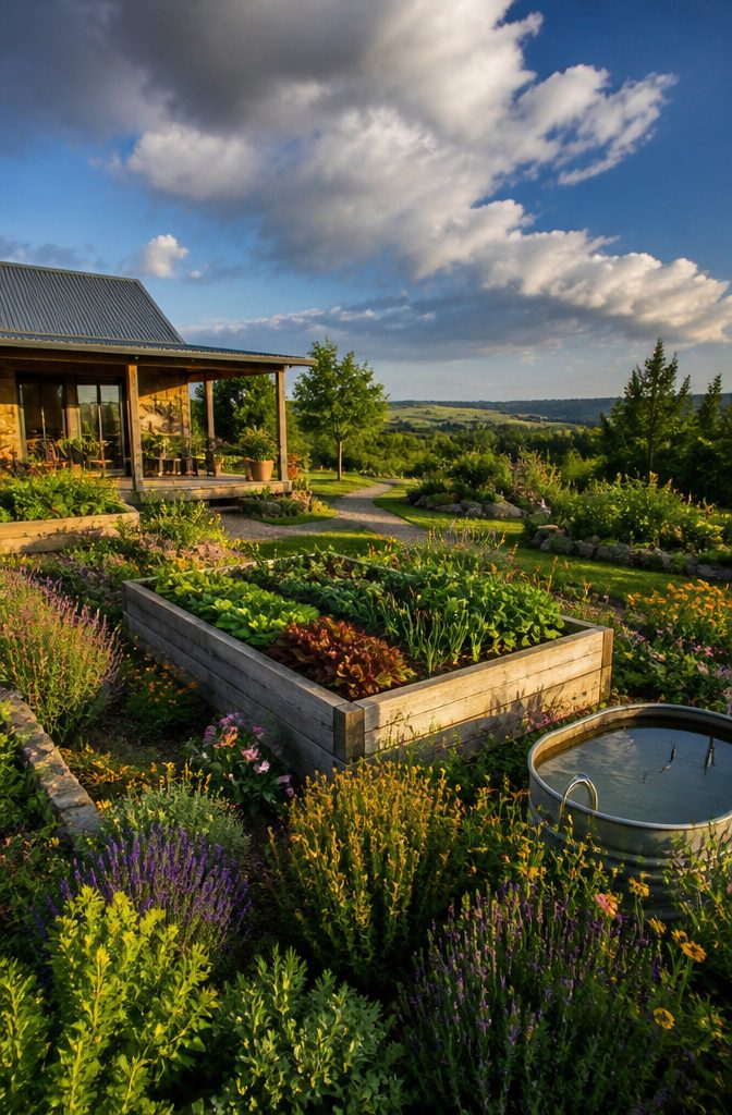 Raised Beds Vegetable Garden: Materials, Soil and What to Grow 6 Raised bed positioned in a sunny area of a yard.